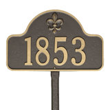 Lexy 1-Line Lawn Address Sign