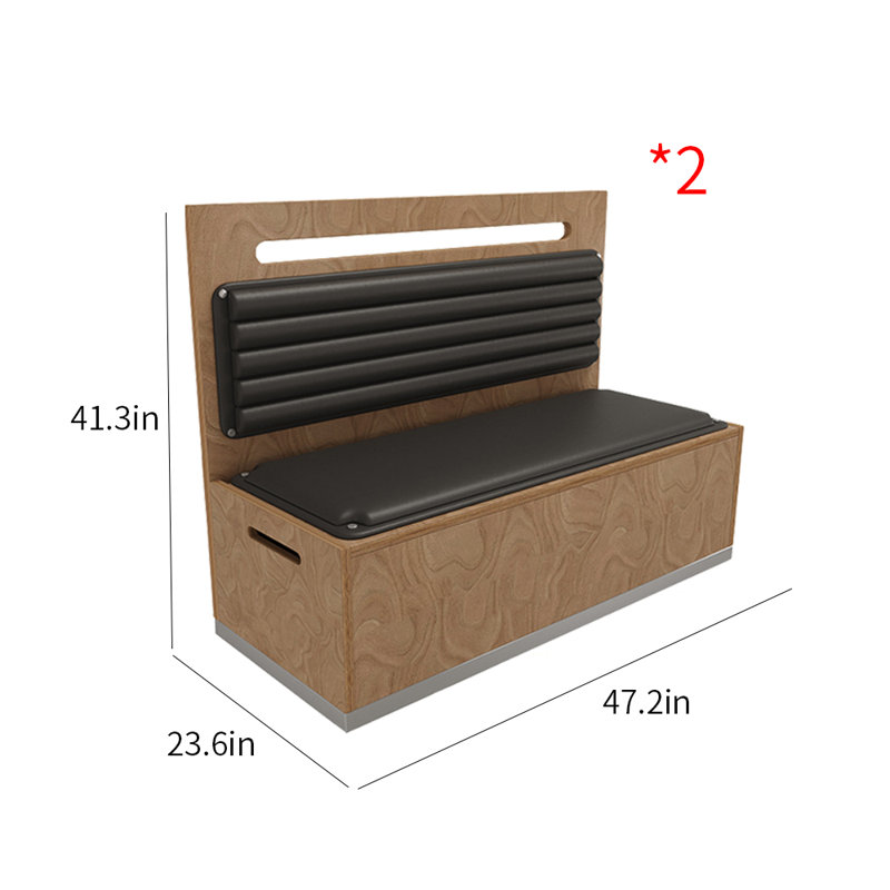Bar Bar, restaurant, boulangerie, banc simple moderne
