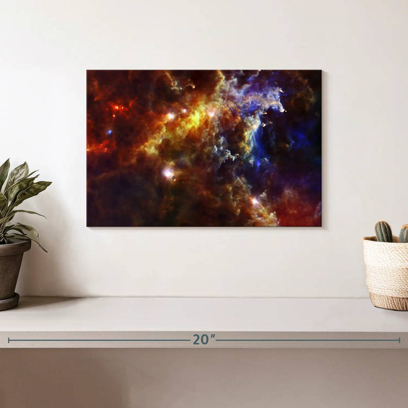 Oberle Rosette Nebula, 8" H x 12" W