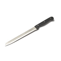 Calphalon Full Forged / No Stain 8 Bread Knife, W/ Black Nylon Scales, F/  China