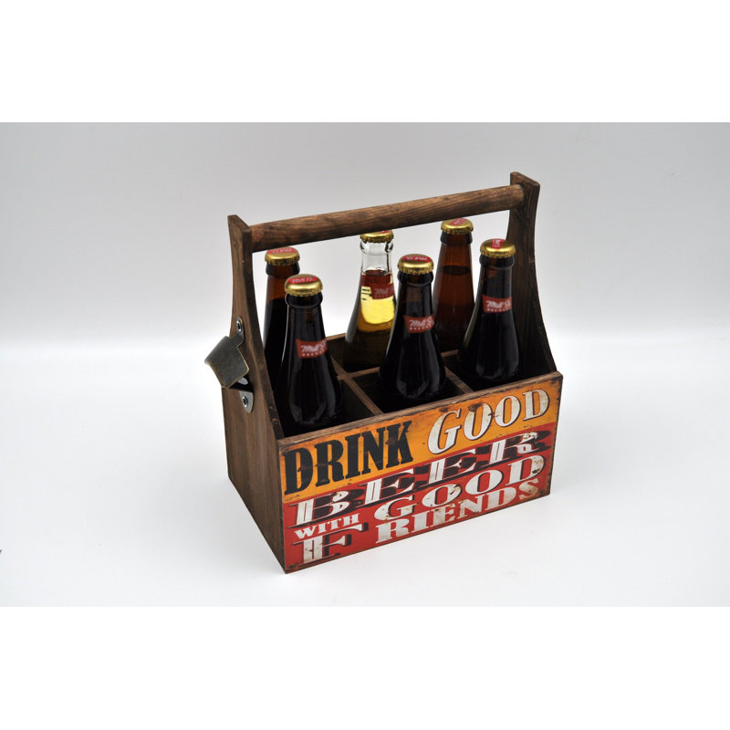 Domingo Wood Beer Caddy
