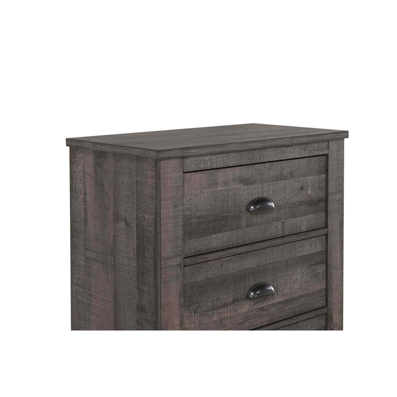 Coralee - Nightstand, Dark Brown
