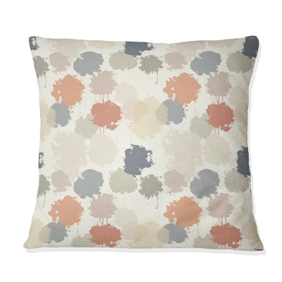 Coussin rose Boho Circles I - Boho