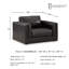 Chaise d'appoint rembourrée Ehitan