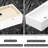 Bathroom Sink Wall Mount - 18X10 Inch, Ceramic, Stain-, Polished Surface White Ceramic Mount, To Stains, Fashion Forward Fixture