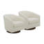 Fauteuil demi-tonneau pivotant Bennett (ensemble de 2)-1037113281