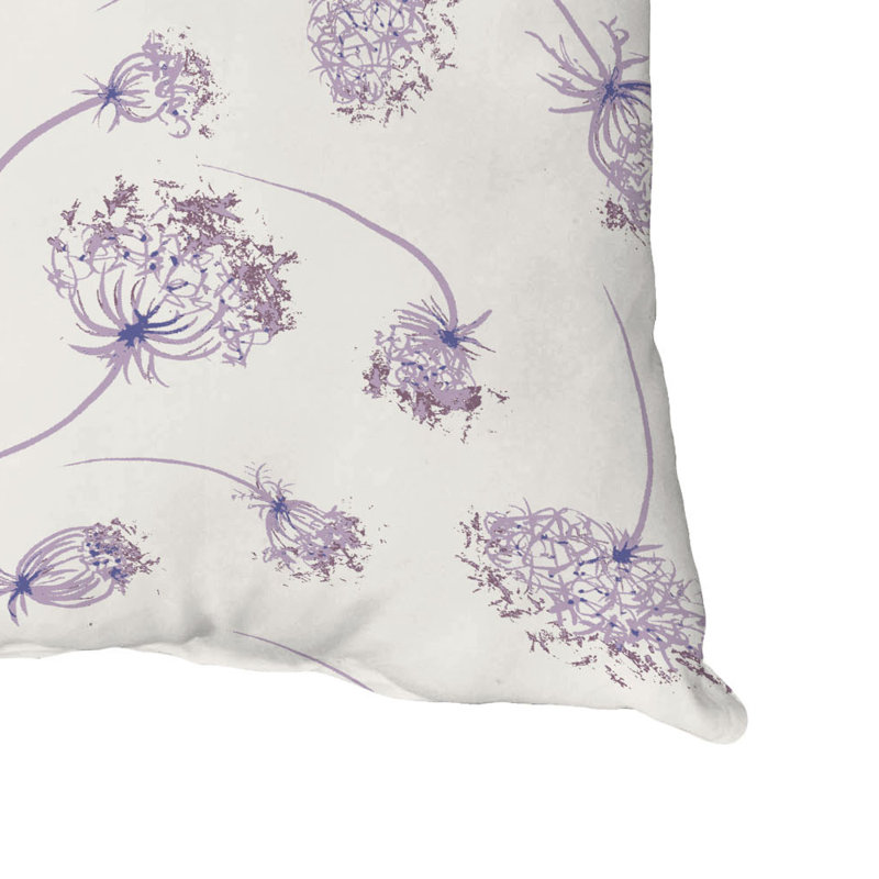  Housse de coussin carré et insert, Violet, 16" x 16"