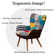 Jamaurion 30" Patchwork Camelback Tufted Accent Chair with Colourful Fabric