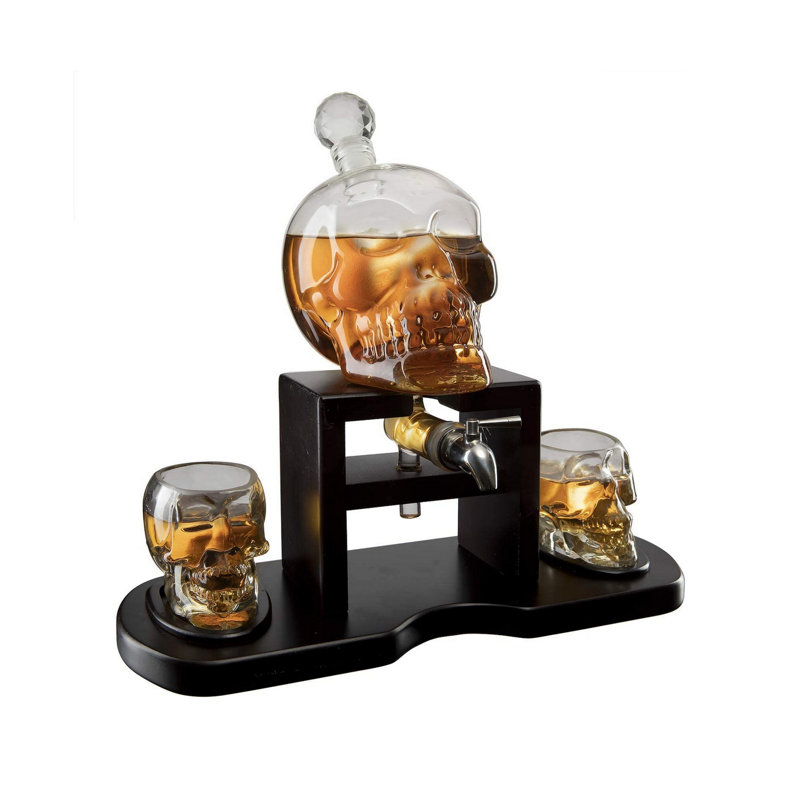 Ensemble 3 pièces de carafe à whisky
