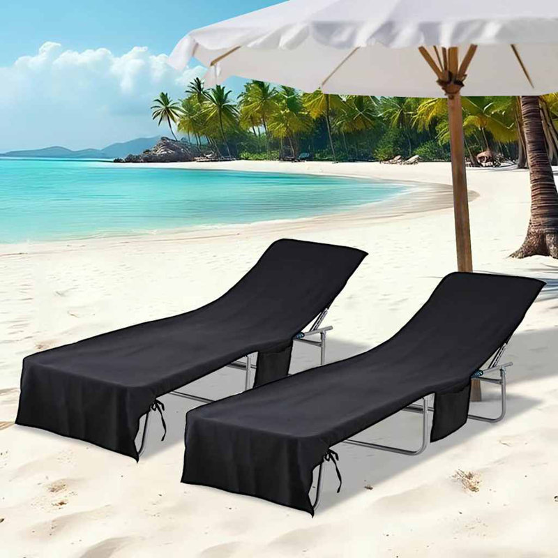 Beach Towel, Black