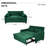 Malaquas Convertible Sleeper Loveseat with Pockets & Plush Pillows-115120295-116571860