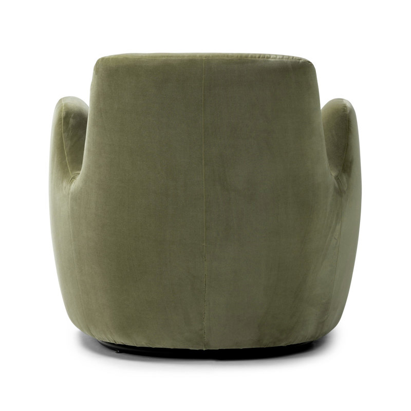 Reed Swivel Armchair, Sapphire Sage Polyester Blend