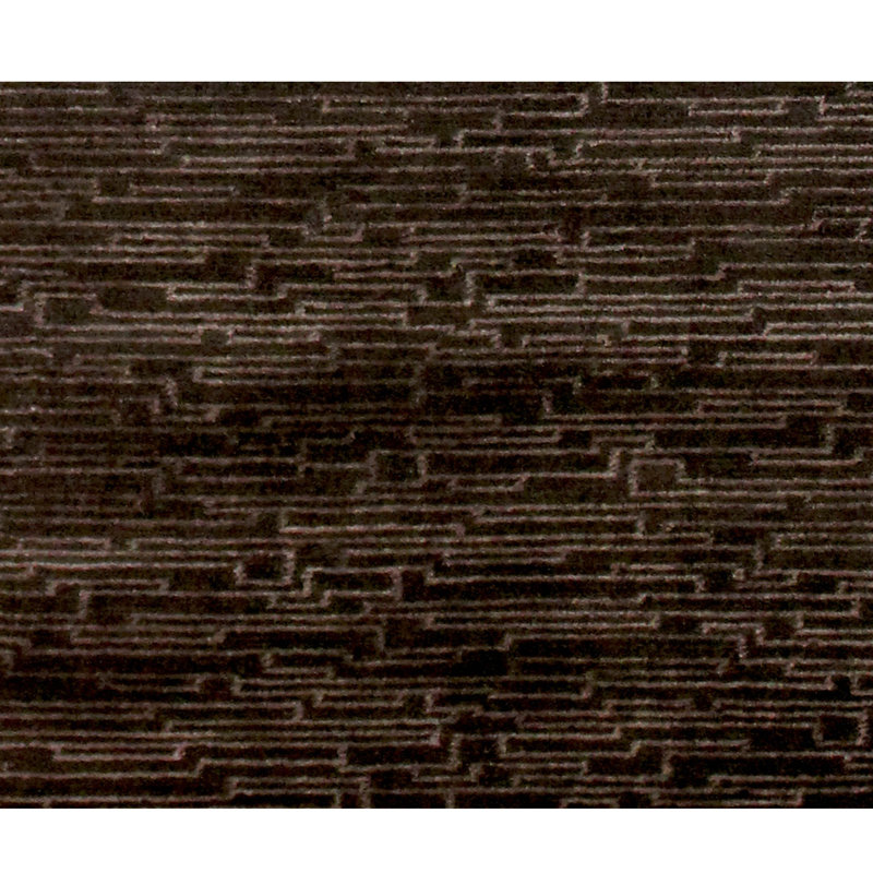 Hand Knotted Area Rug in Brown, Rectangle 6' x 9'