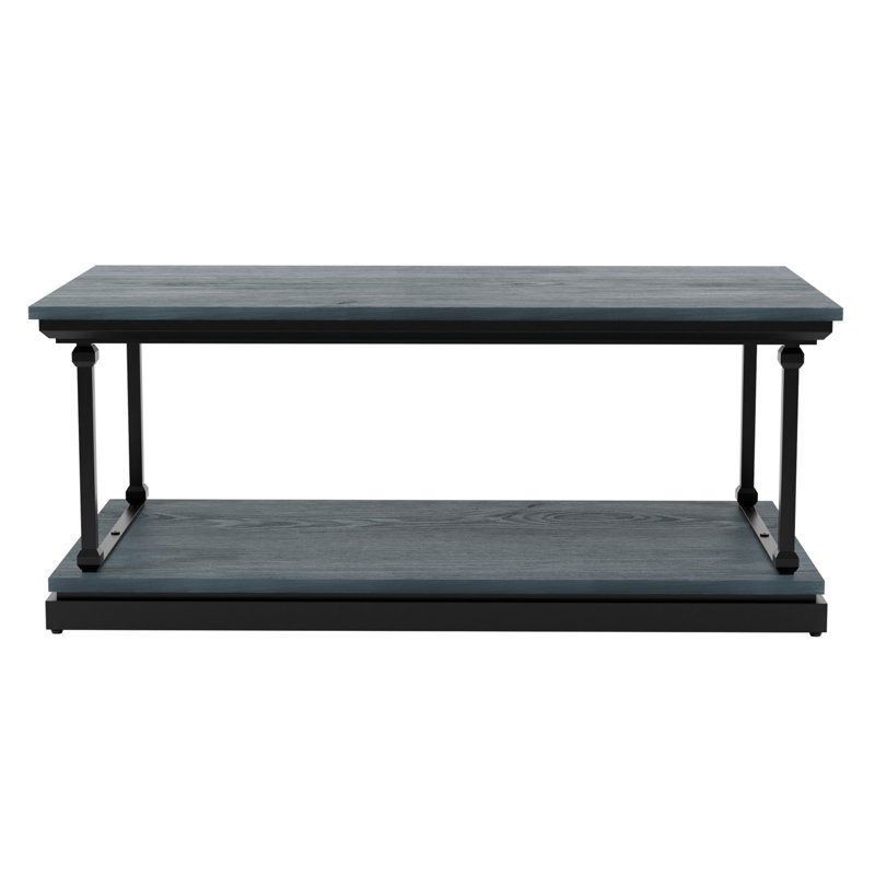Kiven Single Coffee Table, Antique Blue