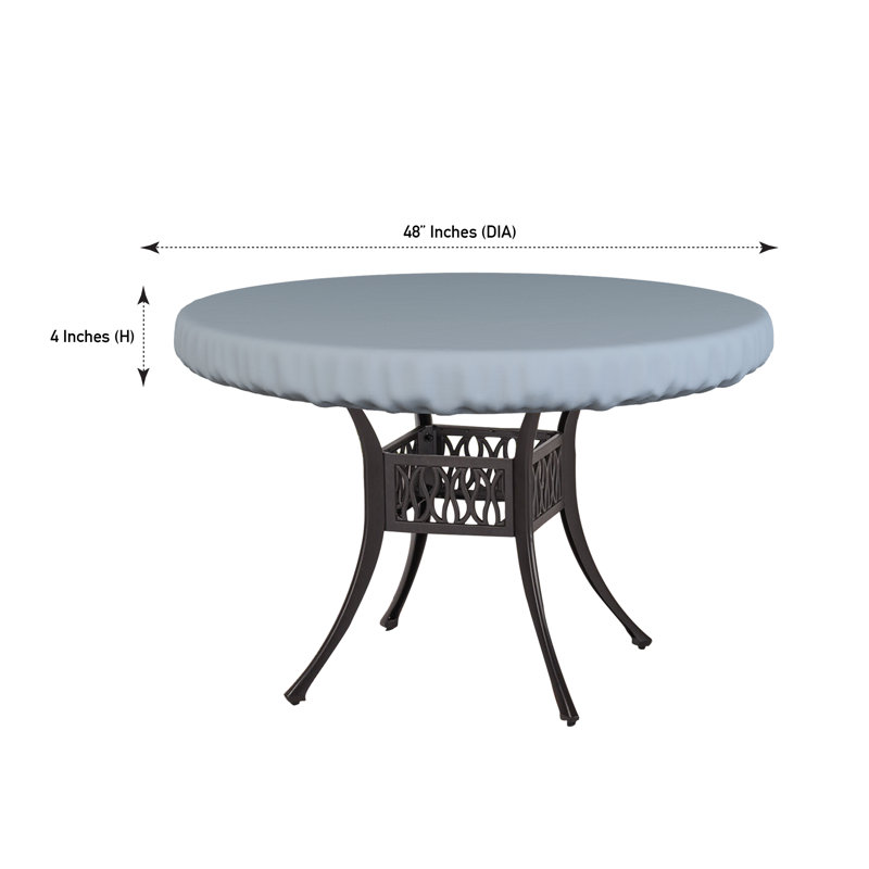 Outdoor Cover, 10.2cm H x 121.9cm W x 121.9cm D, Grey