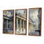 Gris et blanc, architectures Marvel Banks - ensemble d'art mural Banks-90402944-90402952