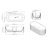 67" Freestanding Solid Surface Bathtub, Luxury Engineered Stone Resin Freestanding Soaking Bathtub With Overflow And Pop-Up Drain Cupc Certified, Matte White