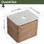 Base de meuble-lavabo simple 24 po seulement, base sans plateau beige-124614618
