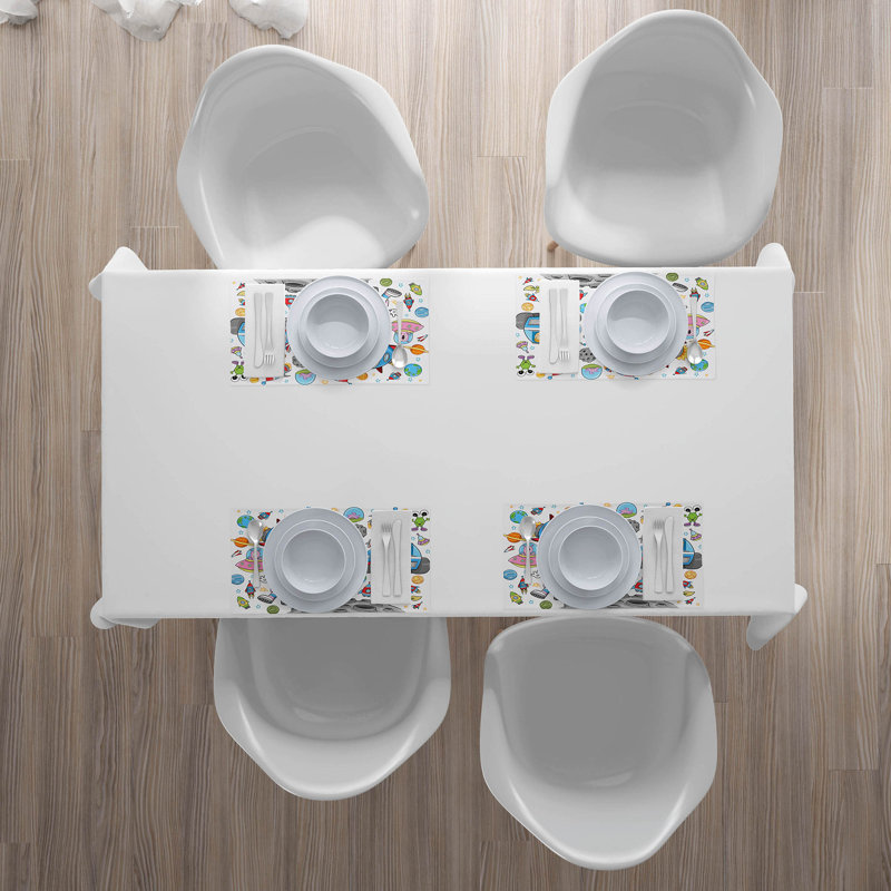 Polyester Abstract Rectangle Placemat