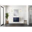 Meuble-lavabo simple.  Comptoir et miroir en marbre de culture-812972133