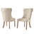 Irving Place 19.5 " H Tufted Linen Upholstered Parsons Chair-1866521455-1797084314