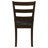 Burget 5-piece Rectangular Dining Table Set Cappuccino