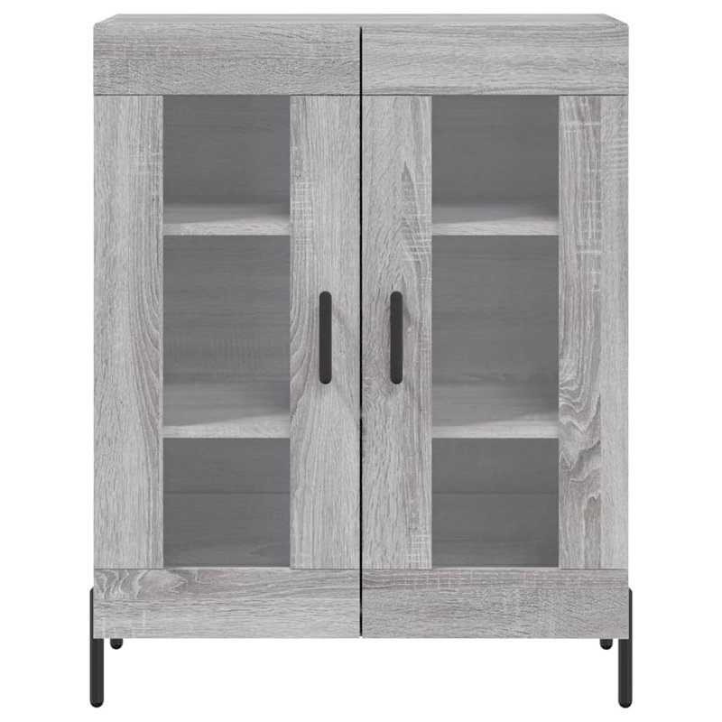 Stonefort Display Cabinet, Grey Sonoma