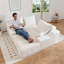 Canapé modulaire Boneless 94 po Cloud, canapé Boneless avec assise profonde, canapé modulaire confortable avec méridienne pour le salon, la chambre à coucher-499365246-499365247
