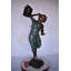 Standing Boy With Watering Can Bronze Statue Fountain - Size: 24" X  22" X 48"H.