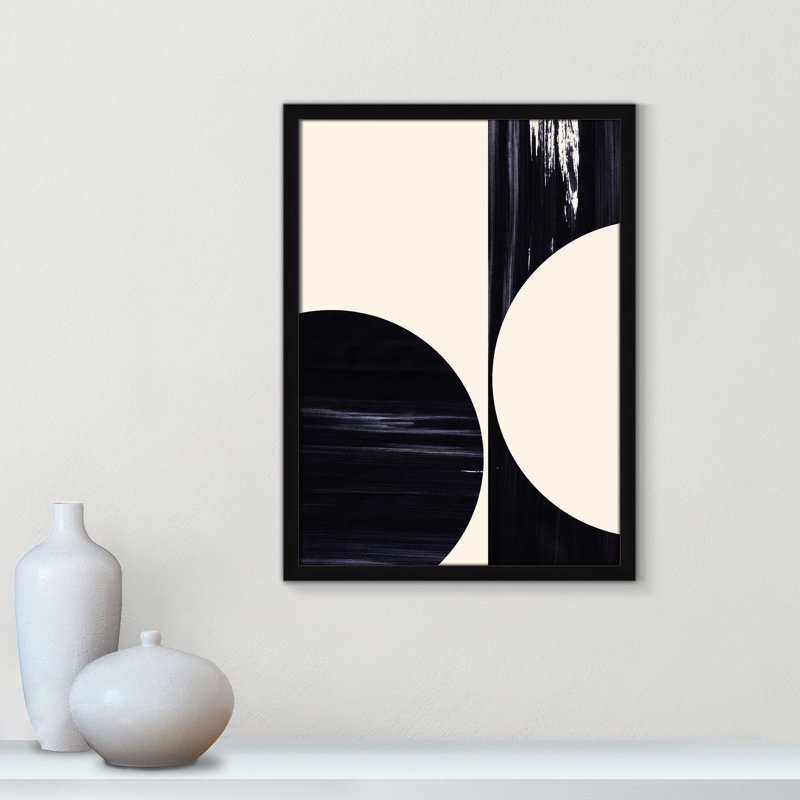 Opposite " Opposite " by Aoibhne Hogan, 23" H x 17" W x 0.75" D, Satin Black Paper