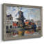 «Windmill On The Onbekende Canal, Amsterdam, 1871», reproduction d'art sur toile-96282229-96282227