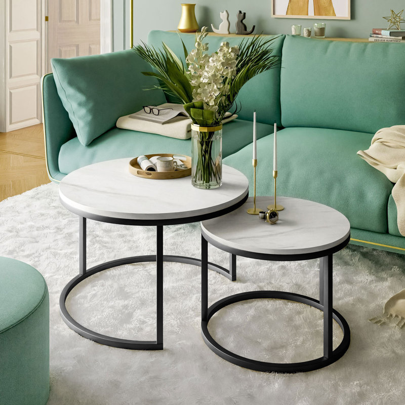 Halea Coffee Table Set, Black
