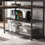 Bureau en L 59 po avec tablettes de rangement-2042271154