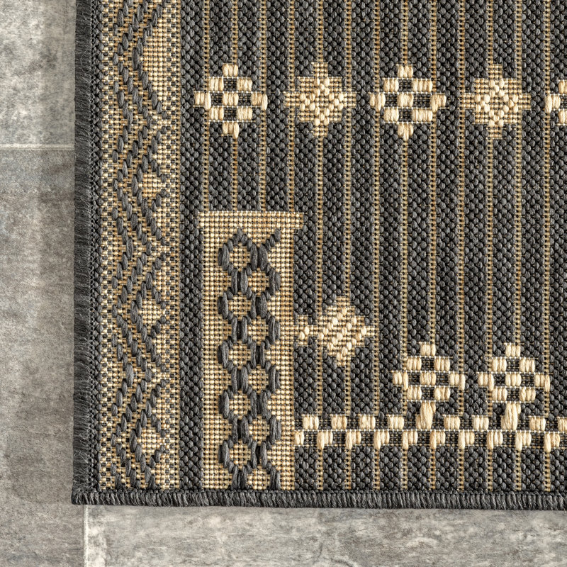 Tapis géométrique intérieur / extérieur Batista, Rectangle 5 pi x 8 pi