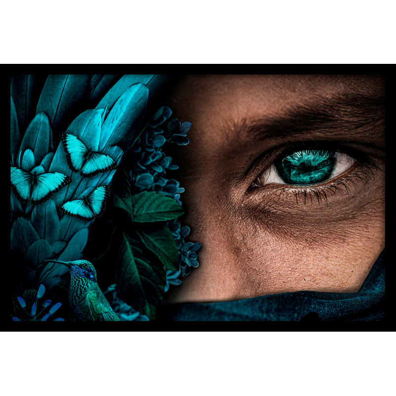 Mystery - Print on Plastic / Acrylic, Black Frame, 90cm H x 135cm W x 10cm D