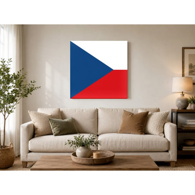 Czech Republic Flag — National Flag Canvas Wall Art