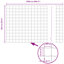 100cm H x 2500cm W Powder-Coated Steel Border Fencing