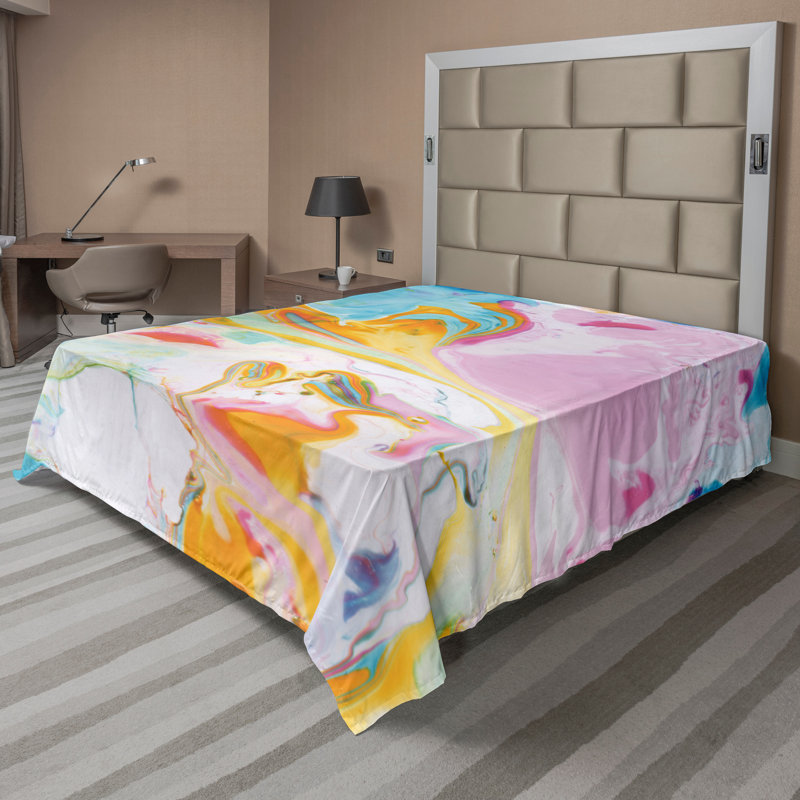 Multicolore Ambesonne, Drap plat grand
