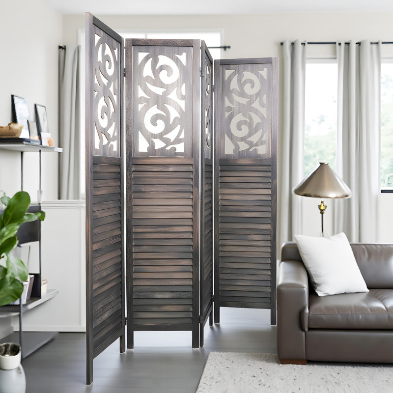 Paravent en bois, 4