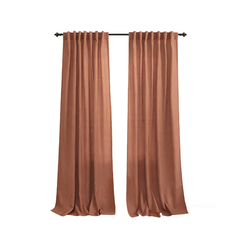 Semi Sheer Curtain Panel Pair