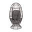 Fauteuil de patio pivotant Datavion | Design moderne en rotin | Coussins résistants à l'eau-563033738-563033749