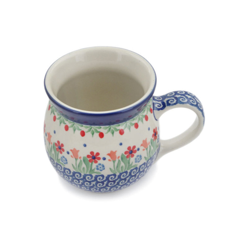 Tasse à bulles en grès poli 8 oz - Jardin de Babcia, 16