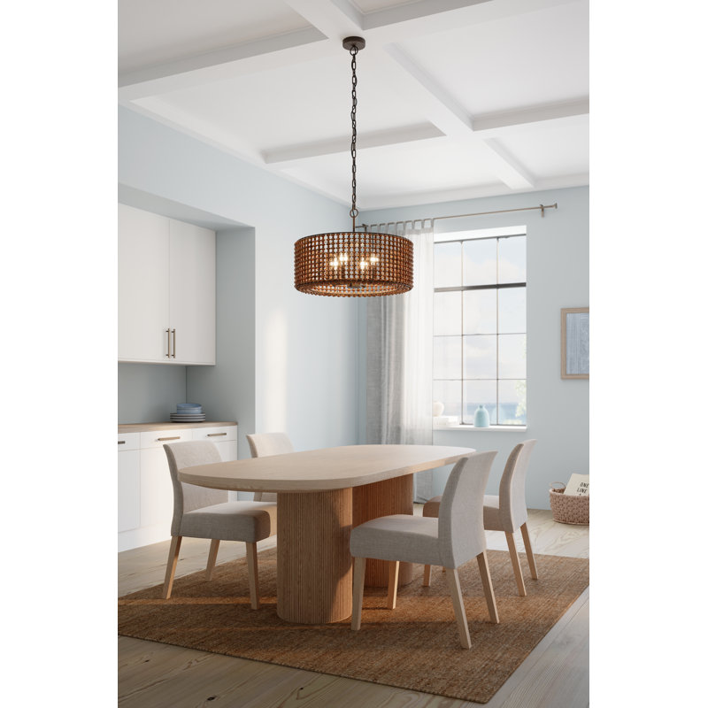Luminaire suspendu 4 lumières 26 po Beaudelle