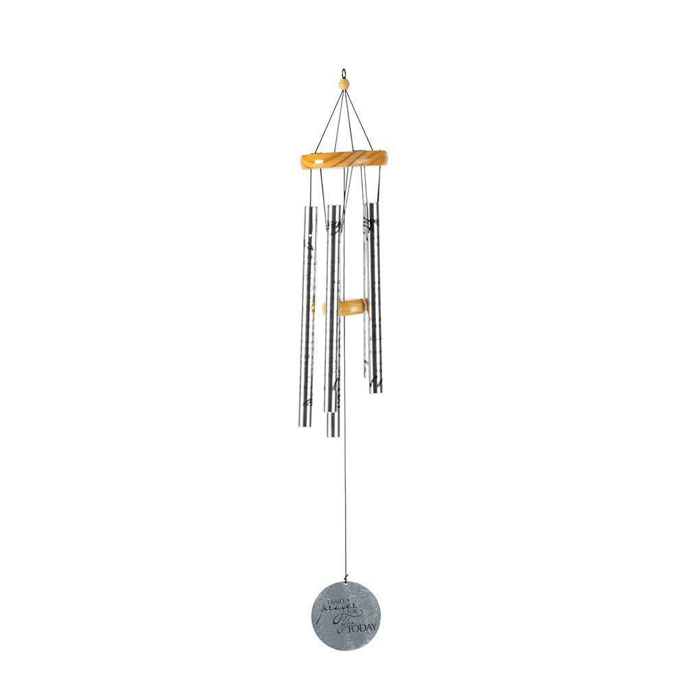 Gianfilippo Weather Resistant Metal, Wood Religious & Spiritual Wind Chime August Grove®