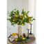 D4 Decorative Black Iron Candle Holder with Spindle Design