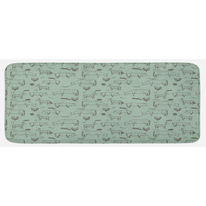 Tapis de cuisine Bétail