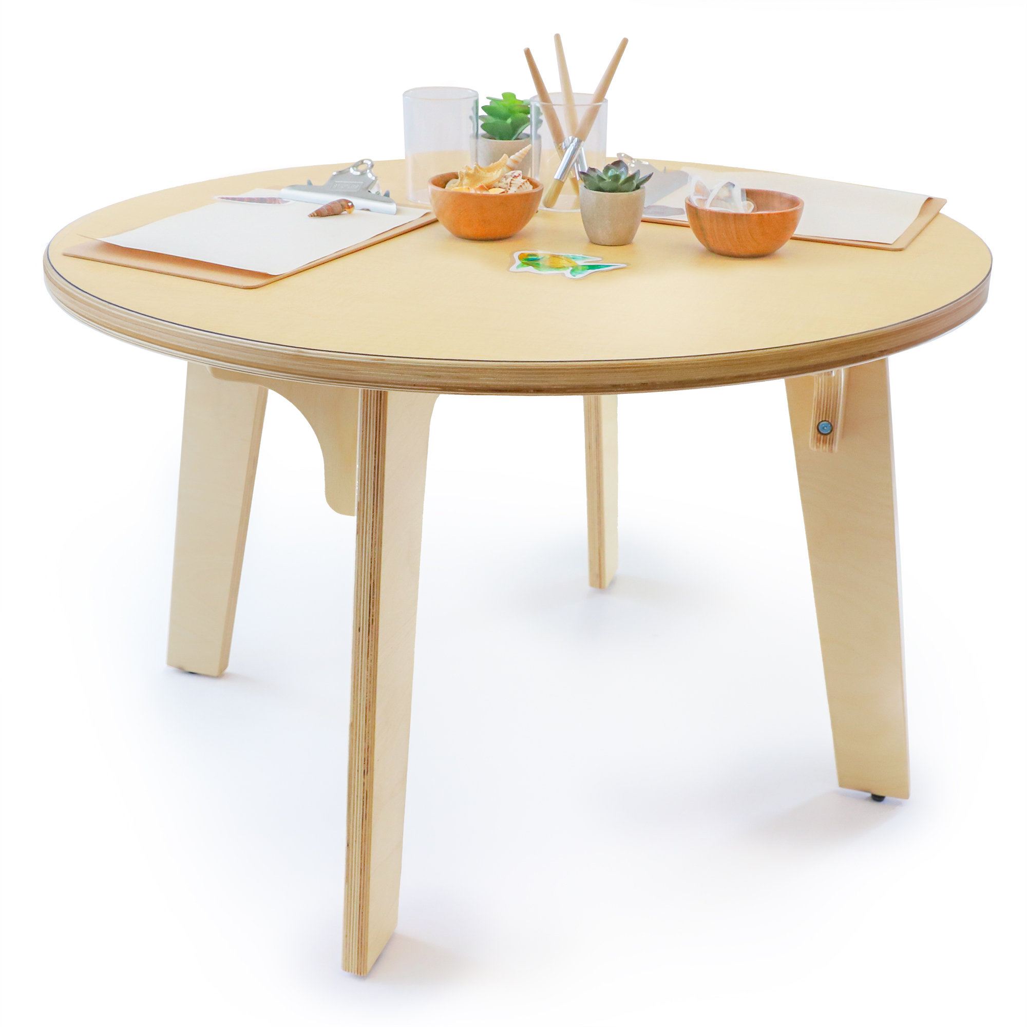 Circular Task Table Whitney Plus Circular Activity Table | Wayfair