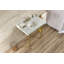 Lavabo console en laiton Carrara de 36 pouces avec pieds en acier inoxydable Kingston (8 pouces, 3 trous) Kingston-79107932