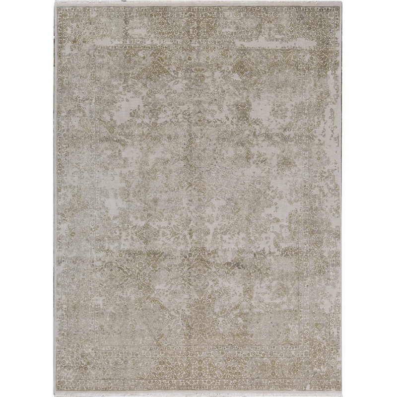 Windsom Hand-Knotted High-Quality Beige and Brown Area Rug