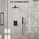 RainfallCascade 10" Pressure Balanced Rain Shower System with Handheld Spray